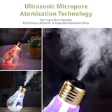 400ml LED Lamp Bulb Air Ultrasonic Humidifier