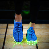 Adults Unisex LED Rechargable Glow Shoe