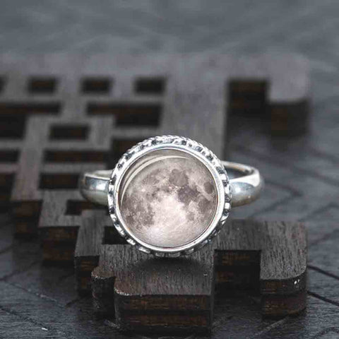 Luminous Galaxy Moon Ring