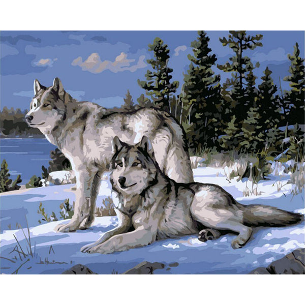 Wolf DIY-Van-Go-Paint-by-Number Kit