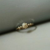 Delicate Snowflake Ring