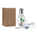 400ml LED Lamp Bulb Air Ultrasonic Humidifier