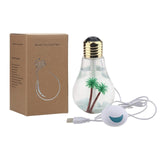 400ml LED Lamp Bulb Air Ultrasonic Humidifier