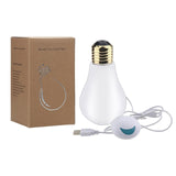 400ml LED Lamp Bulb Air Ultrasonic Humidifier