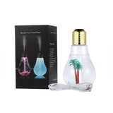 400ml LED Lamp Bulb Air Ultrasonic Humidifier