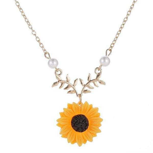 HELIANTHUS™ - SUNFLOWER PENDANT NECKLACE