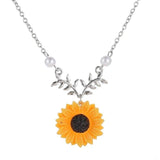 HELIANTHUS™ - SUNFLOWER PENDANT NECKLACE