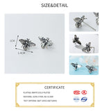 Save The Bees - 925 Sterling Bee Stud Earrings