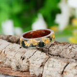 Handmade Wood Resin Flower Ring