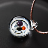 Handmade Cosmic Galaxy Glass Pendant