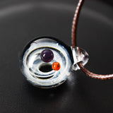Handmade Cosmic Galaxy Glass Pendant