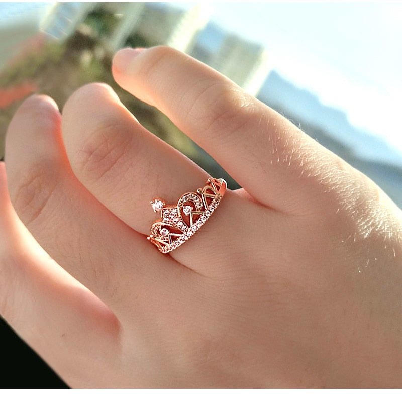 Women Crown Ring Handmade 1.5ct Aaaaa Zircon Cz 925 Sterling Silver  Engagement Wedding Band Ring For Women Gift - Rings - AliExpress