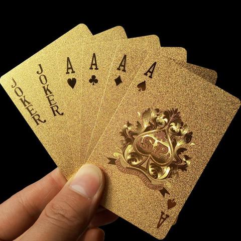 24k Gold Foil Playing Cards - Waterproof