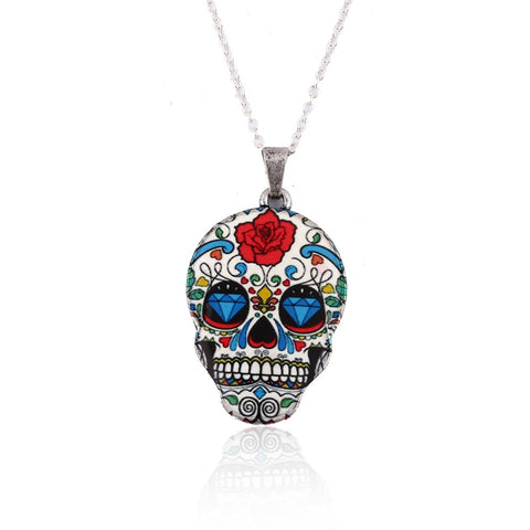 Colourful Skull Gift Necklaces