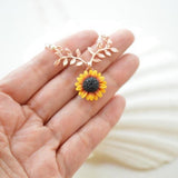 HELIANTHUS™ - SUNFLOWER PENDANT NECKLACE