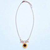 HELIANTHUS™ - SUNFLOWER PENDANT NECKLACE