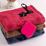 Cute Kitten Face Towel