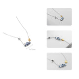 Van Gogh's Glitter Emerald Necklace