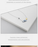Van Gogh's Glitter Emerald Necklace