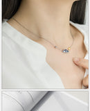Van Gogh's Glitter Emerald Necklace
