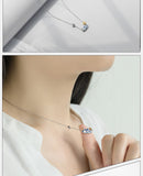 Van Gogh's Glitter Emerald Necklace