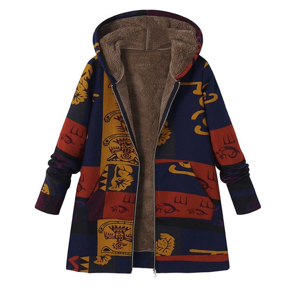 Warm Faux Fluffy Outerwear Jacket