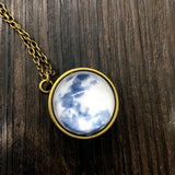 Glass Dome Solar System Pendant