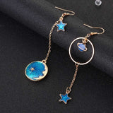 Lovely Star Moon Stud Earrings