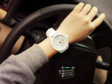 Women MILER Soft Silicone Strap Quartz Wristwatches