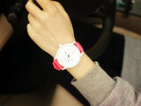 Women MILER Soft Silicone Strap Quartz Wristwatches