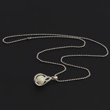 Luminous Water Drop Stone Beads Charm Necklace