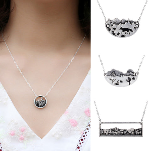 Nature Landscape Necklace