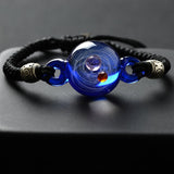 Handmade Glass Galaxy Planets Bracelet
