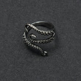Titanium Steel Octopus Ring