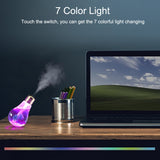 400ml LED Lamp Bulb Air Ultrasonic Humidifier