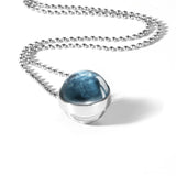 Double Sided Glass Dome Solar System Necklace