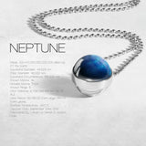 Double Sided Glass Dome Solar System Necklace