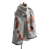 Cashmere Scarf Fox