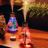 400ml LED Lamp Bulb Air Ultrasonic Humidifier