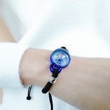 Handmade Glass Galaxy Planets Bracelet