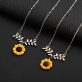 HELIANTHUS™ - SUNFLOWER PENDANT NECKLACE