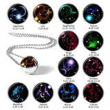Galaxy Constellation Horoscope Necklace
