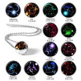 Galaxy Constellation Horoscope Necklace
