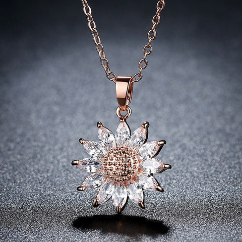 Sunflower Charm Necklaces