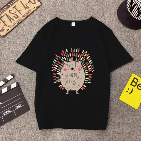 Hedgehog Give Me a Hug Tee