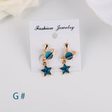 Asymmetrical Blue Fashion Accesories