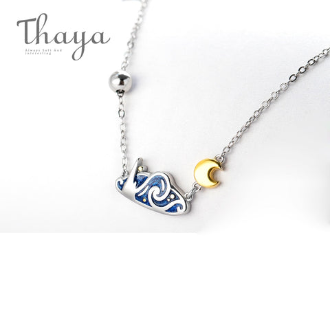 Van Gogh's Glitter Emerald Necklace