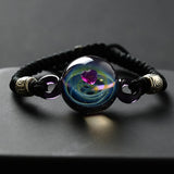 Handmade Glass Galaxy Planets Bracelet
