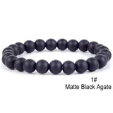 Volcanic Natural Chakra Beads Bracelet