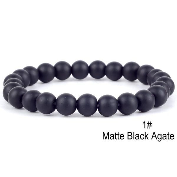 Volcanic Natural Chakra Beads Bracelet